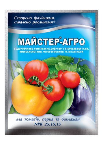 оптом Ф-Майстер-Агро для томатiв, перцiв та баклажанiв 100 г